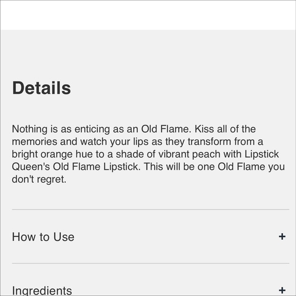 2 /$28 3/$38 🆕 LipStick Queen Old Flame - Picture 3 of 3